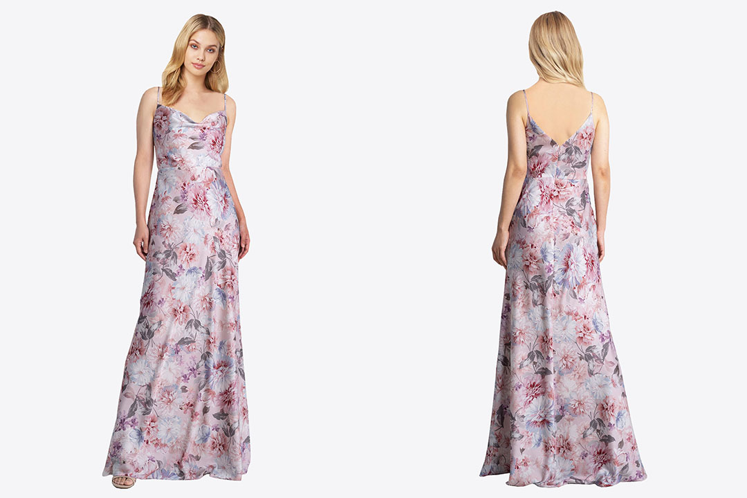 Floral Vestidos de Madrinha Outlet