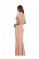 Bliss Sereia Decote Barco Chiffon Longo Vestidos de Madrinha / Vestidos de Festa Outlet