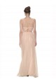 Blush 95 Bainha Decote Ilusão Tule Longo Vestidos de Madrinha Outlet