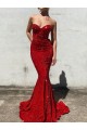 Borgonha Sereia Amor Comboio Corte Lantejoulas Veludo Longo Lantejoulas Veludo Vestidos de Festa Outlet