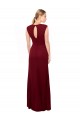 Borgonha Sereia Decote V Chiffon Longo Vestidos de Madrinha / Vestidos de Festa Outlet