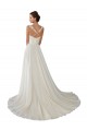 Marfim Chiffon & Renda Linha A Amor Longo Vestidos de Noiva Outlet
