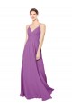 Narciso Chiffon Linha A Criss Cruz Amor Longo Vestidos de Madrinha Outlet