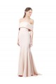 Nu Crepe Esticado Sereia Decote Alto Longo Formais Vestidos de Madrinha / Vestidos de Noite / Vestidos de Festa Outlet