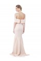 Nu Crepe Esticado Sereia Decote Alto Longo Formais Vestidos de Madrinha / Vestidos de Noite / Vestidos de Festa Outlet