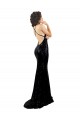 Preto Sereia Decote V Lantejoulas Longo Formais Vestidos de Madrinha / Vestidos de Festa Outlet
