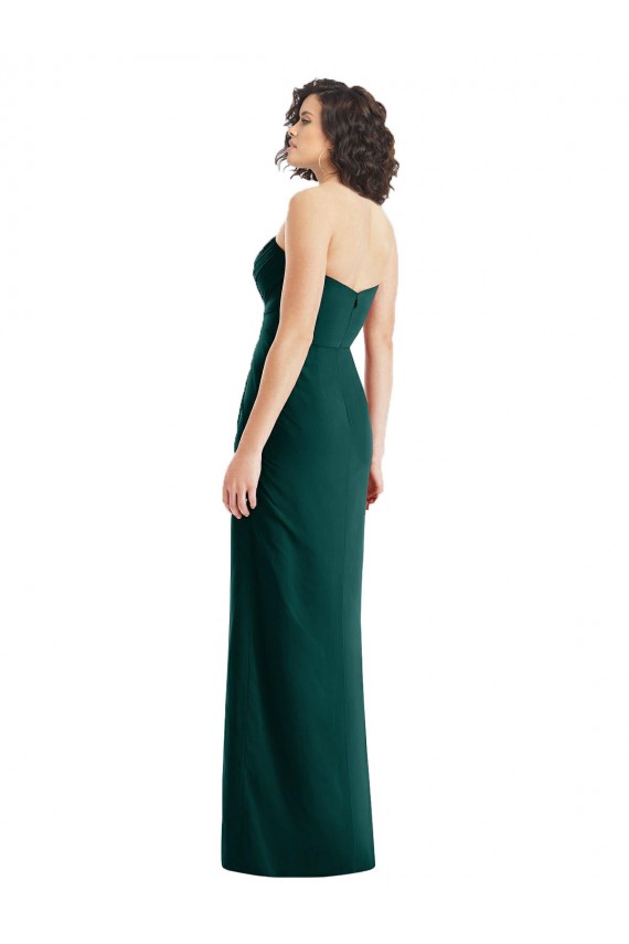 Sempre Verde Linha A Amor Chiffon Longo Vestidos de Madrinha Outlet