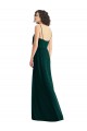 Sempre Verde Linha A Decote V Chiffon Longo Vestidos de Madrinha Outlet