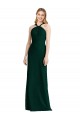 Sempre Verde Trombeta Cabeçada Chiffon Longo Vestidos de Madrinha Outlet